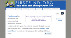 Desktop Screenshot of firstfind.org